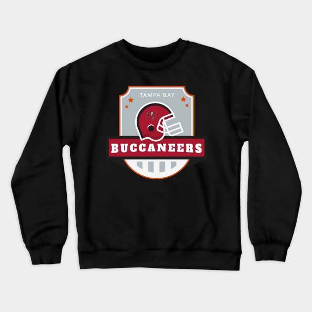 Tampa Bay Buccaneers Football Crewneck Sweatshirt by info@dopositive.co.uk